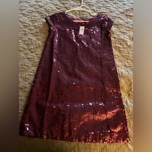 Gap Kids Burgandy Sequined Dress Size 14-16-Perfect for the holidays!